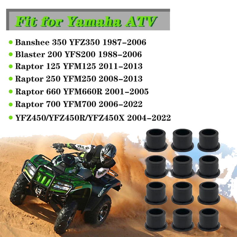 Yamaha YFZ350 Banshee 12 x Arm Bushings (1987–2006)