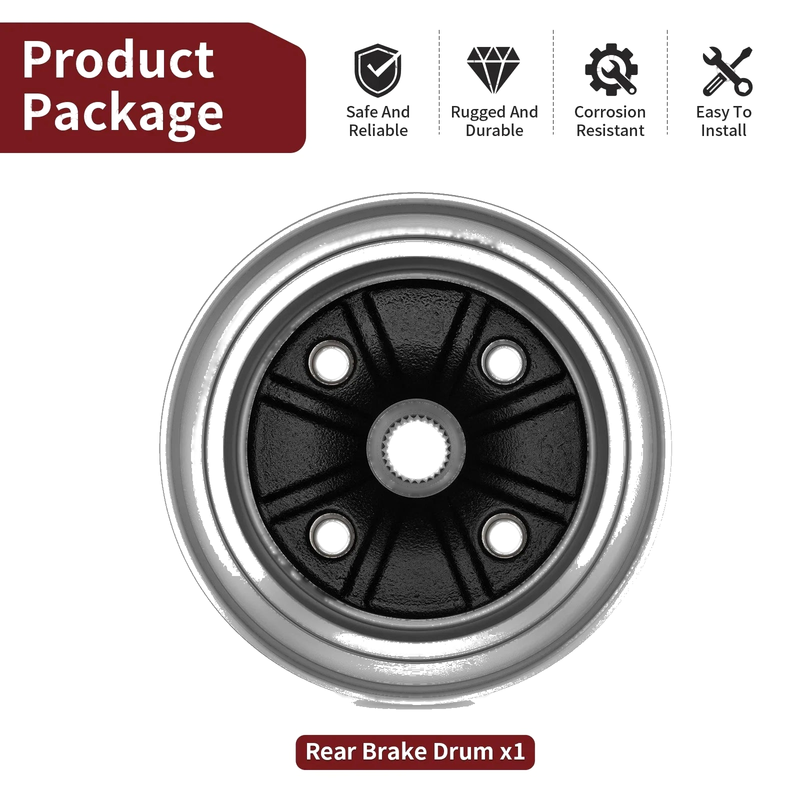 Yamaha Kodiak 400 4x4 Rear Brake Drum (1993–1999)