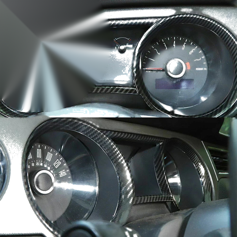 Ford Mustang ABS Carbon Fiber Dashboard Cover (2010-2014)