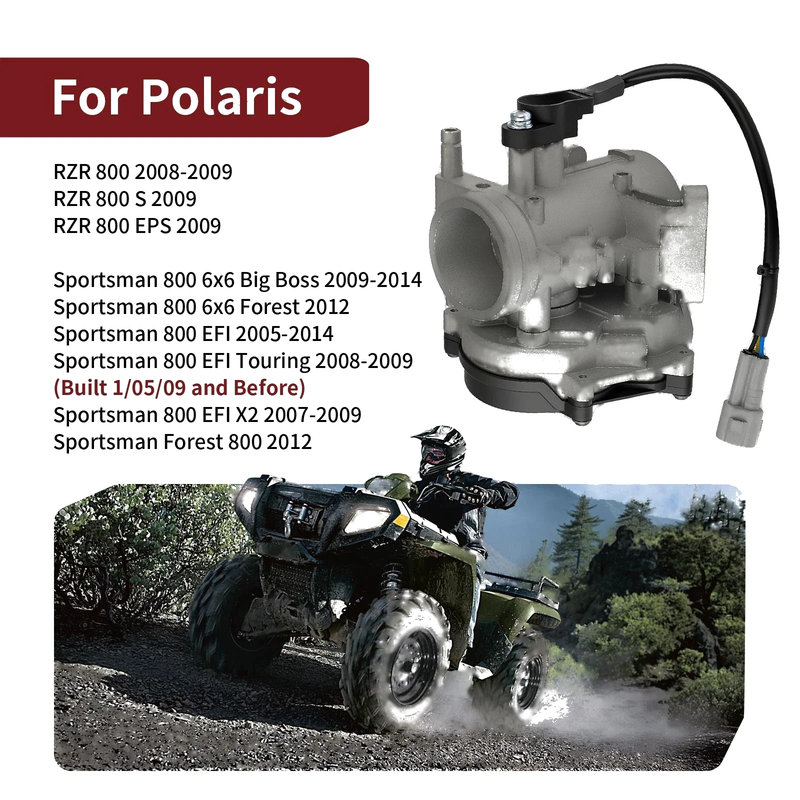 Polaris Sportsman X2 800 EFI Throttle Body w/ Intake Manifold (2007–2009)