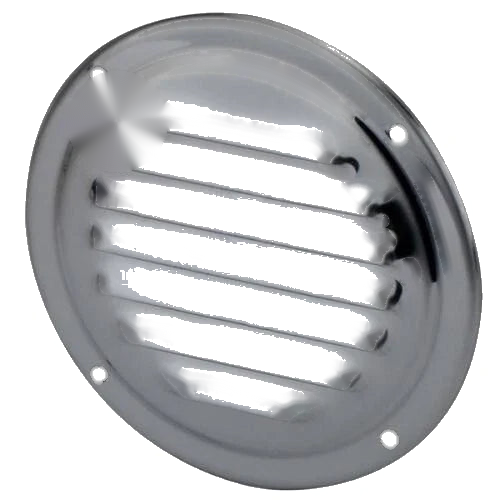 Boat / Caravan / Camper Stainless Steel Round Louvre Vent 130mm