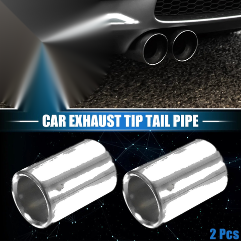 BMW 328i 325i E90 Silver Tone Exhaust Tip Tail Pipe (2007 - 2010)