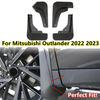 Mitsubishi Outlander 4x Front Rear Splash Fender Mud Flaps (2022–2023)