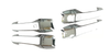 Mitsubishi L200 Triton 4 x Door Catch Handle Cover Trim Chrome (2024-2025)