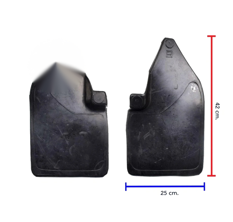 Mud Splash Guard Rubber Pair Front Fits Toyota Hilux LN50 LN56 UTE 1984-88 D06