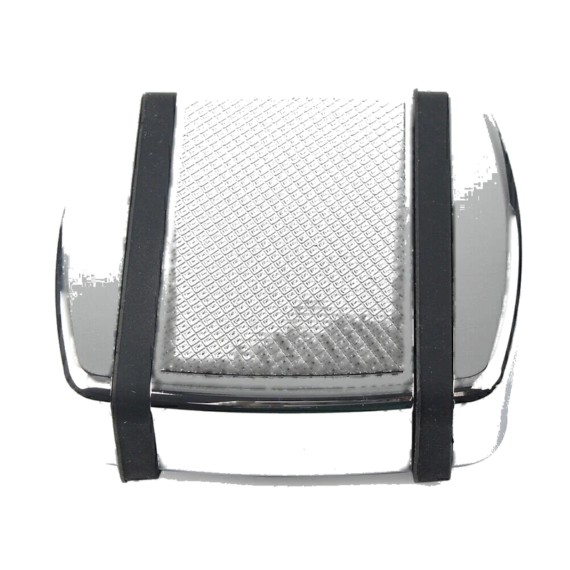 Harley XG, Dyna, FX Softail Aluminum Brake Pedal Pad Chrome (2015-2017)