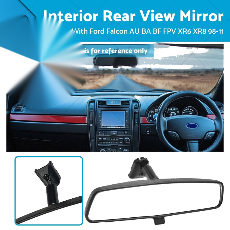 Ford Falcon AU BA BF XR6 XR8 FPV Rear View Mirror (1998-2011)