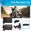 Car Auto 7 Way Multi Fuse Block Box Holder + 9 x 12-32V Fuses