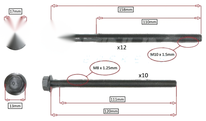 Mazda BT-50 XT 3.2L Duratorq Head Gasket + Head Bolts (2009–2011)