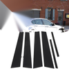 Honda Accord 6 Pcs Black Door Trim Pillar Covers (2008-2012)