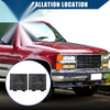 GMC C1500 / C2500 / C3500 Pair Lens Park Signal Lights Cover (1983-1986)
