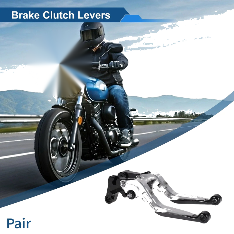 1 Pair Adjustable Short Long Brake Clutch Levers Yamaha YZF R1 (2015–2022)