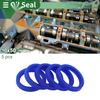 Oil Seal Rotary Shaft Seal TPU 40x50x8mm Blue 5 Pcs