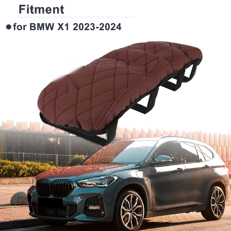 BMW X1 1 Pc Center Console Cover Wine Red (2023 - 2024)