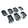 Jeep Grand Cherokee Honeycomb Mesh Grille Insert Cover Chrome (2017-2021)