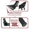 Kawasaki Vulcan S 650 EN650 Passenger Footrest Footpegs Set 2015-2024