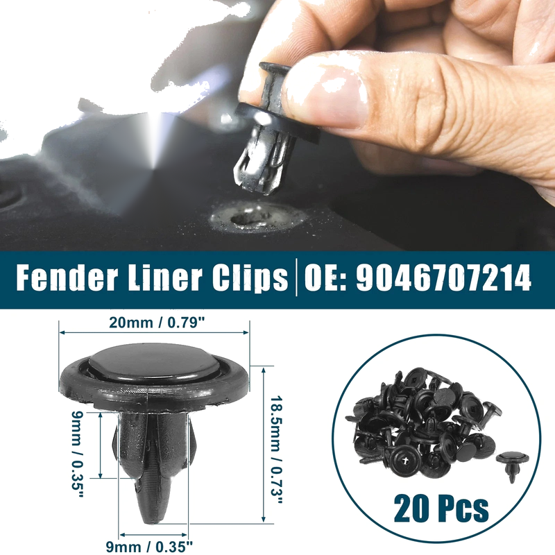 Toyota Avalon Fender Liner Clips 20 Pcs