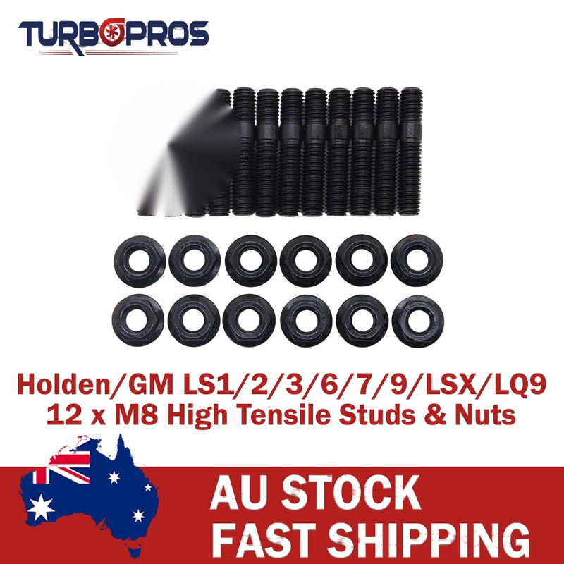 Holden / Gm LS1 / LS2 / LS3 / LS High Tensile Exhaust Manifold Stud Kit