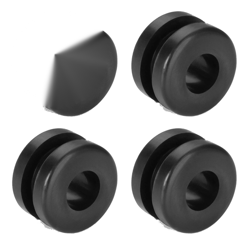 Rubber Heel Guard Grommets x4 Yamaha YFM350X YFZ350 YFS200 (1986–2006)