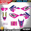 Honda CRF100 2011-2020 ACTIVE PINK Stickers Custom Graphics Full Kit