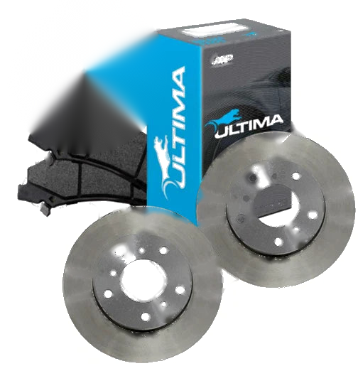 MG MG3 1.5L 2 x Front Brake Rotor with Ceramic Pads (2011–2025)