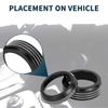 Ford Mach-E (2021-2024) - 2 Pcs Gear Shift Switch Knob Cover Ring