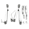 HONDA CBR1000RR Passenger Rear Footpegs & Brackets (2004-2007)