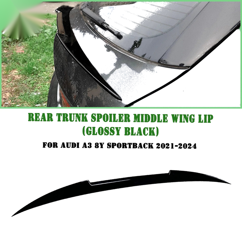 Audi A3 8Y Sportback Rear Boot Spoiler Lip (2021-2024)