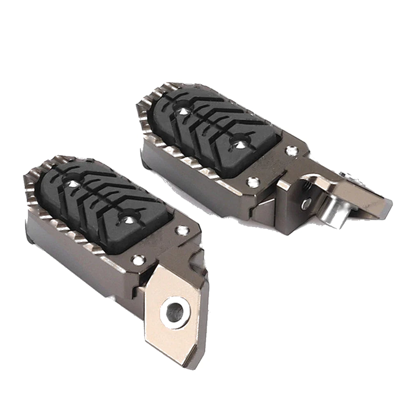 BMW R1200GS R1250GS Wide Foot Pegs Pedals Rest Brown (2013-2023)