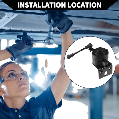 Chevrolet Front Right Black Suspension Ride Height Level Sensor