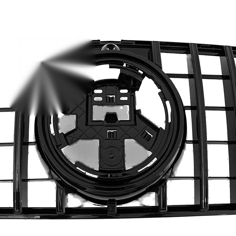 Mercedes Benz W167 GLE300 350 400 450 Black Front GT Upper Grille (2020-2023)