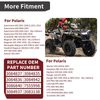 Polaris Sportsman 400 Water Pump Seal Rebuild Kit (2001-2005, 2011-14)