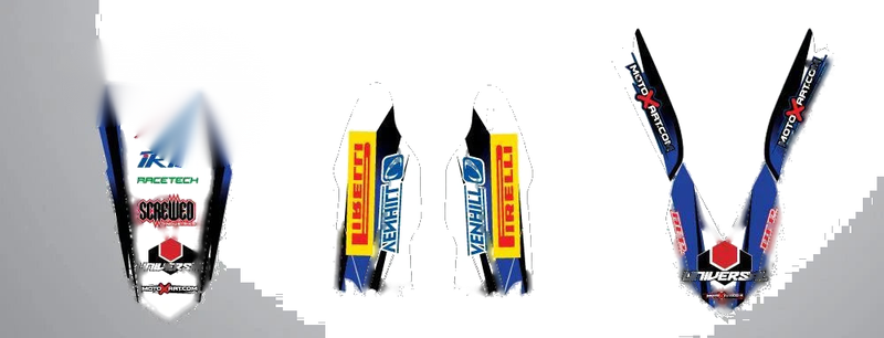 Yamaha YZF 450 Trim Sticker Kit (2014)