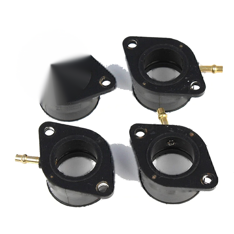 Kawasaki KZ1000 KZ900 4pcs Carburetor Intake Manifold Holder Adapter