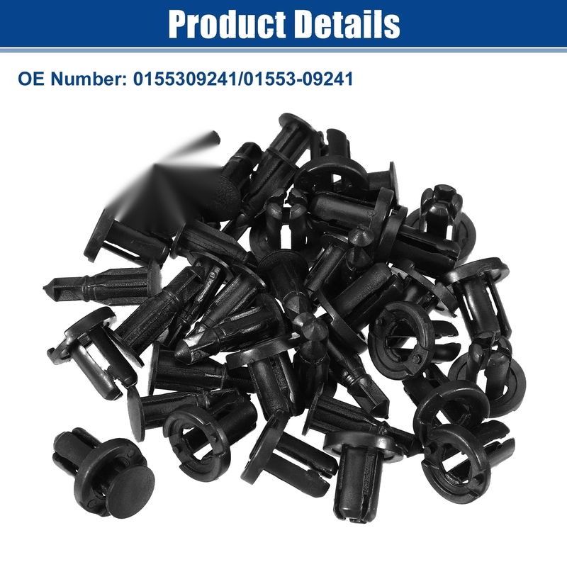Nissan 240SX 20 x Bumper Cover Push Type Retainer Clips (1989-1998)