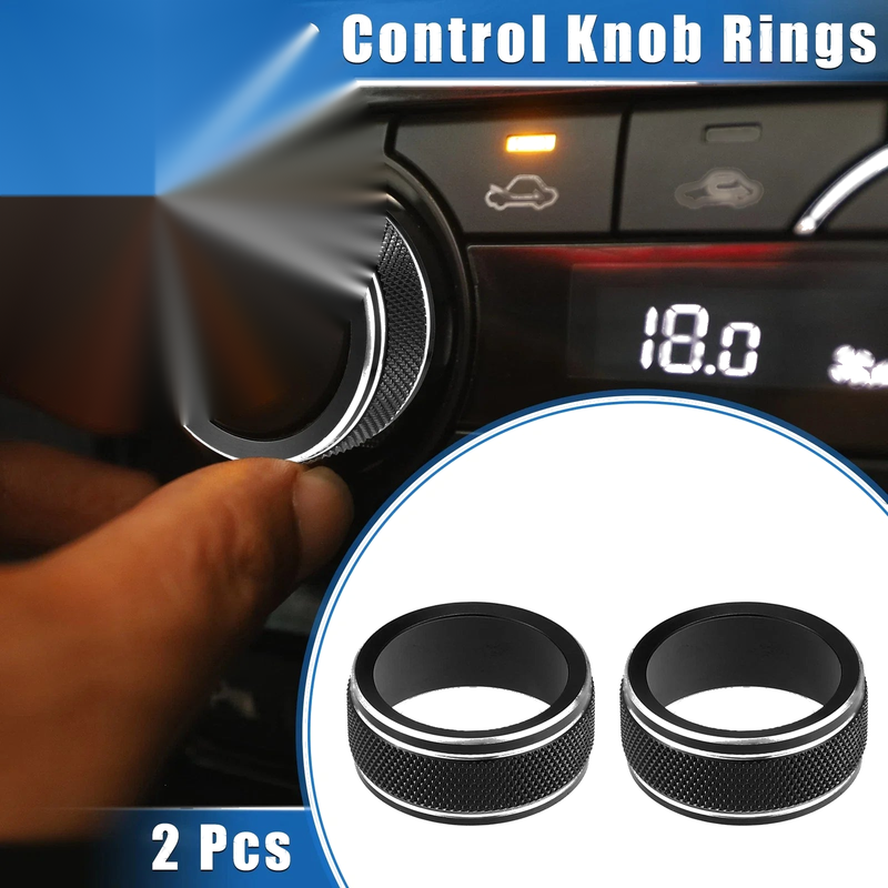 Toyota Camry 2 x AC Climate Control Knob Rings (2021–2023)