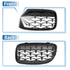 BMW 335d 328i 335i xDrive E90 Black Pair Front Hood Bumper Grille