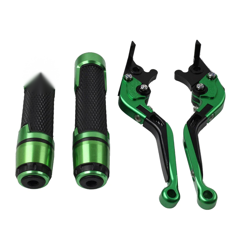Honda CBR125R CBR150R Green Extendable Brake Clutch Levers (2004-2023)