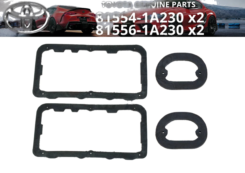 Toyota Sprinter Trueno COUPE Levin AE86 2x Tail Lamp Gasket Set (1983-1987)