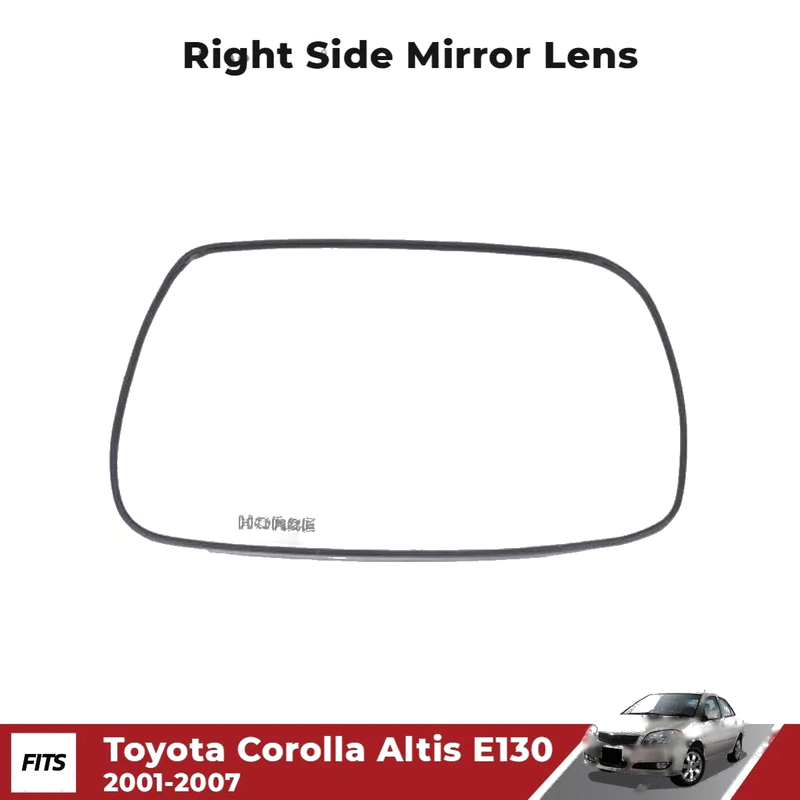 Side Mirror Glass Lens RH Fits Toyota Corolla Altis ZZE121 E130 4D SED 2001-07