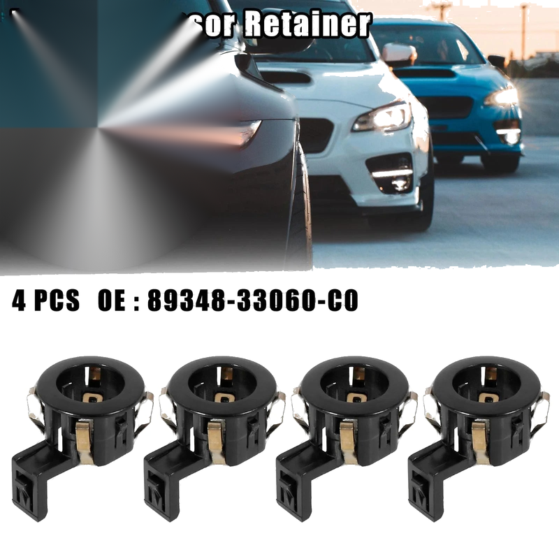 Toyota Sienna, GX460, Sequoia 4 x Car Parking Sensor PDC Retainers (2004-2023)