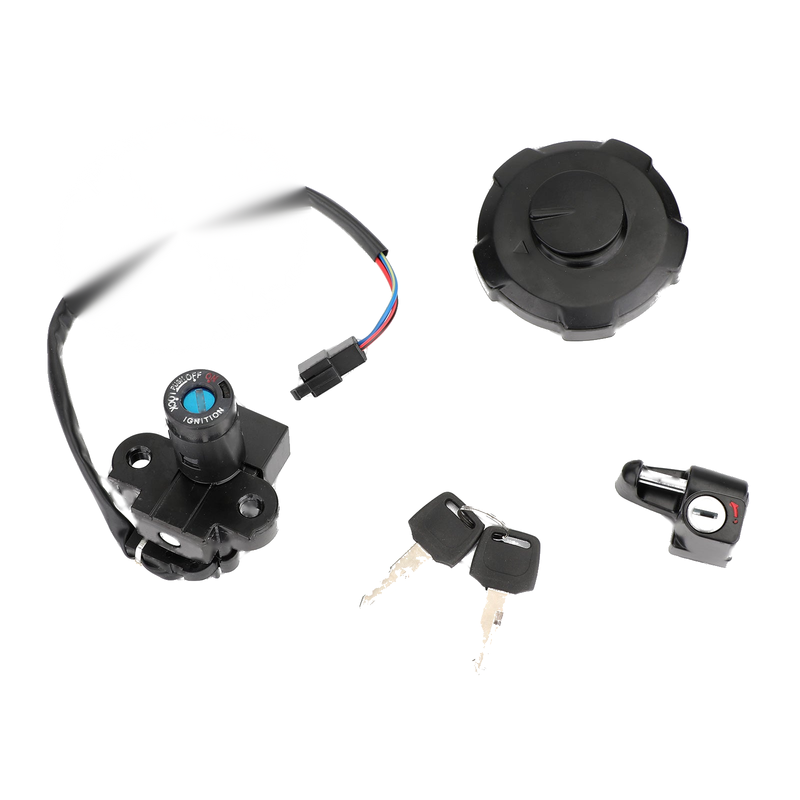Honda XR650 XR650L 1993-2017 Ignition Switch Fuel Gas Cap Seat Lock Keys Set Generic