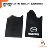 Mazda 4WD 4X4 Off-Road Splash Guards Black Rubber Mud Flaps