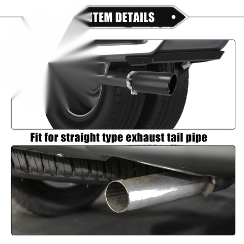 Toyota Tacoma 2.8" Inlet 8.5" Length Exhaust Tip Tailpipe (2005-2023)
