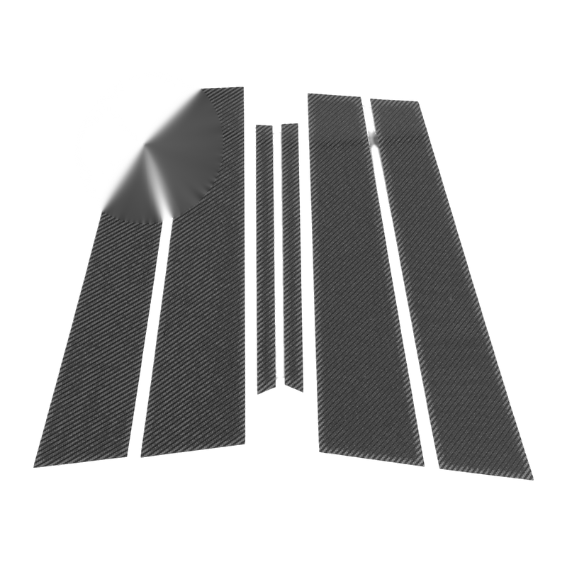 Chrysler 300C (2011-2021) Carbon Fiber 6pcs Door Pillar Window Trim
