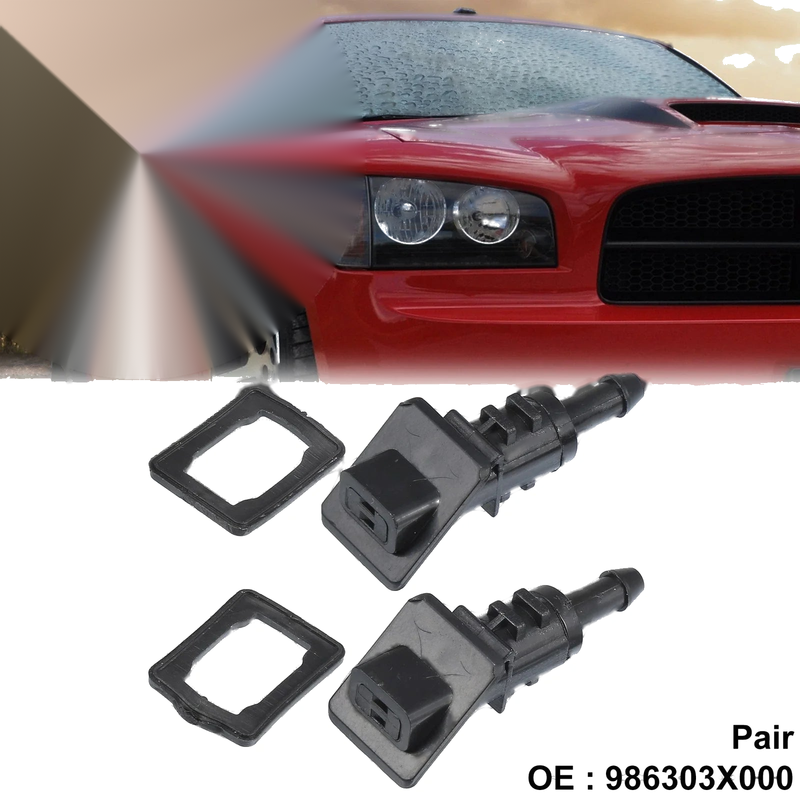 Kia Cee'D Front Windshield Washer Nozzles  Spray Jets (2006-2009)