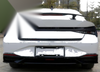 Nissan Sentra Sedan (Unpainted) Rear Wing Spoiler with Lights (Year-Year)