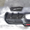 For Mini Cooper S F54 F55 F56 F57 Carbon Fiber Rear Bumper Diffuser Spoiler Kit