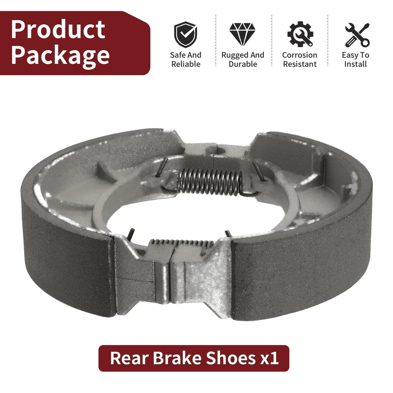 Yamaha Grizzly 90 YFM90 Rear Brake Shoes (2019-2024)