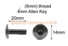 Yamaha R6 Stainless Steel Bolt Screw Clip (1998-2002)